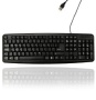 USB Keyboard Wired Slim Stylish Qwerty Keyboard UK EU Layout For PC Laptop Computer 1030