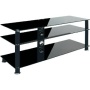 Rack pour les téléviseurs LCD/plasma AS 121  Verre-Noire