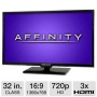 Affinity 32" Class LED HDTV - 720p, 1366 x 768, 16:9, 60Hz, 1200:1, 5ms, 3x HDMI, VGA, Energy Star  - SLE3032  SLE3032