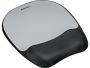 Fellowes Memory Foam Mouse Pad/Wrist Rest, Silver