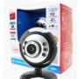 Logicam Webcam- USB Webcam, Built-in Microphone, Plug & Play Webcam, 6 LED lights, Plug and Play USB Web Camera which does not need any driver - Ideal