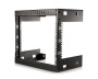 StarTech RK812WALLO 8U Open Frame Wall Mount Equipment Rack - 12-Inch Deep (Black)