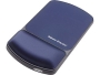 Fellowes Microban Wrist Rest and Mouse Pad, Sapphire/Black