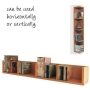 VIRGO - CD / DVD / Blu-ray / Video Media Wall Storage Shelf - Beech