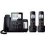 Panasonic KX-TG6572R DECT 6.0 Plus Expandable Digital Cordless Answering System with 2 Handsets, Wine Red