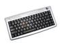 nMEDIAPC MCESKB Silver &amp; Black 87 Normal Keys 18 Function Keys RF Wireless Slim Keyboard with Track Ball