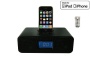 OT3040B 30-Pin Audio System & Alarm Clock , FM Radio for iPhone W/ remote control.-Black color