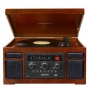 Crosley Radio "Patriarch Sound System With Turntable, Cd-Player, And Am/Fm Radi"