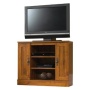 Sauder Harvest Mill Corner Entertainment Stand - Abbey Oak