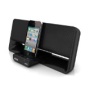 Eltax MYM Portable iPhone 4 4S Speaker Dock Docking Station System with Remote, Mains or Battery, iPod Touch 4G Nano 6G