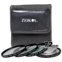 Zeikos ZE-CU472 Multi-Coated close-up Filter 4pk Set for 72mm Digital SLR Camera Lens Macro Photography