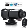 Action Kamera Helmkamera Videokamera Sport Camcorder HD DVR Bewegungskamera Netzkamera Webcam mit Halterungsset und Fernbedienung USB TV-Ausgang HDMI