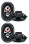 BOSS Audio SK573 Phantom Skull 350-watt 3 way auto 5" x 7" Coaxial Speaker