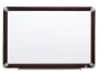 3M Elegant Style Melamine Dry Erase Board - 48" Width x 36" Height - Surface - Mahogany Frame - Film - 1 Each M4836FMY