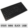 ADESSO ACK-5010UB Black 88 Normal Keys USB Wired Mini Mini Trackball Keyboard