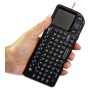 New Black Mini Wireless Bluetooth Keyboard For Laptop PC Wii PS3 HTPC With Touchpad & Laser Pointer