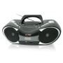 AXESS PB2707 Portable MP3/CD Boombox with AM/FM Stereo, USB, SD, MMC and AUX Inputs