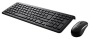 Perixx PERIDUO-303B, Wired Keyboard and Mouse Combo Set - USB - Compact Size 15.32"x5.59"x0.98" Dimension - Built-in Numeric Keypad - Piano Black Fini