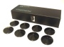 Set of 8 AudioSerenity Satin Black Hi-Fi Spike Shoes