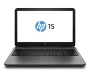 HP 15-g050nl Notebook, Processore Serie A Quad Core AMD, Memoria 4 GB di SDRAM, HDD SATA da 500 GB, Argento Pietra