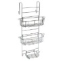 Zenith Products E7803STBB Over the Shower or Tub Door Caddy, Stainless Steel