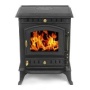 7kW CAST IRON WOODBURNING MULTIFUEL STOVE V9 - genuine CE certificate issued in the UK.