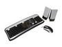 DCT Factory OG-313SLV Silver & Black 107 Normal Keys 19 Function Keys PS/2 Standard 3 in 1 Combo especially for PC and Notebook