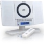 Mini system compact system alarm clock CD-player MP3 radio Denver MC-5220 white