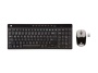 V7 CK2P0-7E5P - Pack de teclado y ratón (Inalámbrico), Negro