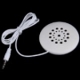 White 3.5mm Pillow Speaker for MP3 MP4 Player iPod New