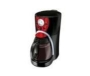 MR. COFFEE ISX46 Black with Red 12-Cup Programmable Coffee Maker - Retail