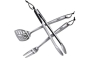 Weber 3pc Stainless Steel Tool Set