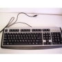 Arabic and English USB Computer Multimedia Keyboard (Black & Silver)