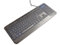 Sunbeam EL-KB-08-SV Silver 104 Normal Keys 15 Function Keys PS/2 Slim Solar Illuminated Keyboard