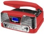 Dual NR 6 Nostalgie-Komplettsystem (UKW-Radio, Plattenspieler, Direct-Encoding, CD/MP3-Player, USB, SD-Card, Fernbedienung) schwarz