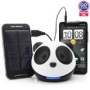 GOgroove Panda Pal Portable Speaker With Solar ReStore External Battery Pack for HTC , Motorola , Samsung , and Other Smartphones!