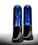 Soundsoul Music Fountain Mini Amplifier Dancing Water Speakers I-station7 Apple Speakers (Dark Black, Rotating Jets Edition)