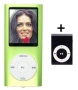 MP4 Player Portabel - bis zu 16 GB durch microSD Speicherkarte - GRÜN - MP3 AMV, FM Radio, E-Book, integrierter Lautsprecher + Mini Clip MP3 Player Gr