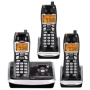 GE 5.8GHz Cordless Phone System w/ 3 Handsets, Digital Answering System