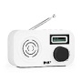 Auna Micro-DAB DAB/DAB+ radio FM portatile bianca