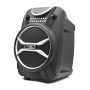 Pyle Boom Rock PWMAB210BK Bluetooth Karaoke Speaker Recording System, Rechargeable Battery, Wireless Mic, USB/SD Readers