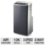 LG Electronics 13,000 BTU Portable Air Conditioner with Dehumidifier Function (77 Pints/Day)and LCD Remote Control- Refurbished  LG LP1311BXR | 