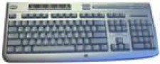 HP 5187-7583 Silver Multimedia Keyboard with Media Player Controls