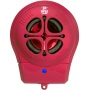 Pyle-Home PMS6R Chainable Rechargeable Mini Capsule Speakers with Bass Expansion For iPod/iPhone/Android/Laptop (Red)