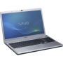 Sony VAIO Laptop PC with Intel Core i7 - 740QM and 16.4 in. Widescreen - Grey