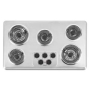 36 in. Coil Electric Cooktop in Brushed Chrome