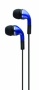 iHome iB15L Noise Isolating Earphones with Volume Control and Pouch (Blue)