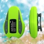 Aerb® 4G Waterproof MP3 Music Player With Mono OLED Screen Display Support FM Radio / Pedometer for Swimming & other Sports (IPX-8 Standard)--Green