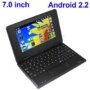 New 7inch Laptop Android 2.2 Wifi Via8650 256MB 4GB Nand 800M Netbook Flash 10