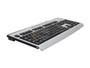 A4Tech KL-23MU Black and Silver PS/2 Standard Built-in USB2.0 Hub & MIC+Audio Jack Multimedia Keyboard - Retail